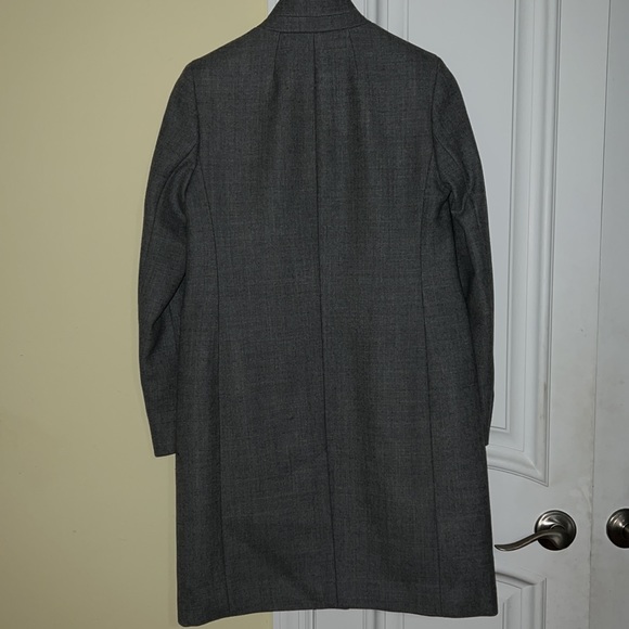 NWT-2P-J.Crew Regent topcoat in double-serge wool - HTHR GRAPH - Picture 7 of 9